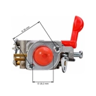 Vergaser für Freischneider Husqvarna PP125 McCulloch 2500CXL MAC MT255 CLS GT Partner SST250 Flymo XLT2000 Poulan P4500 (OEM 530071811)