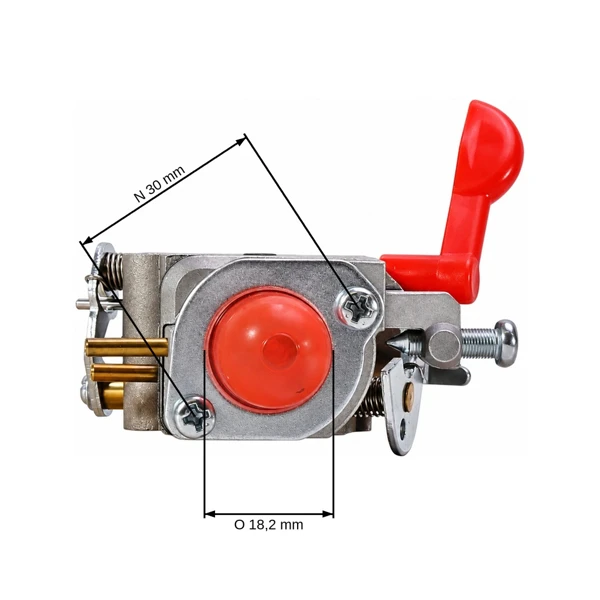Vergaser für Freischneider Husqvarna PP125 McCulloch 2500CXL MAC MT255 CLS GT Partner SST250 Flymo XLT2000 Poulan P4500 (OEM 530071811)
