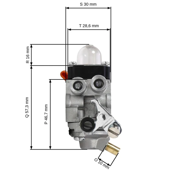 Vergaser für Freischneider Stihl FC100 FC110 KM100 KM100R KM110R FS100 FS100R FS100RX FS110 FS110R FS110X FS110RX (OEM 41801200600)