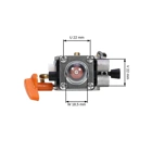 Vergaser für Freischneider Stihl FC100 FC110 KM100 KM100R KM110R FS100 FS100R FS100RX FS110 FS110R FS110X FS110RX (OEM 41801200600)