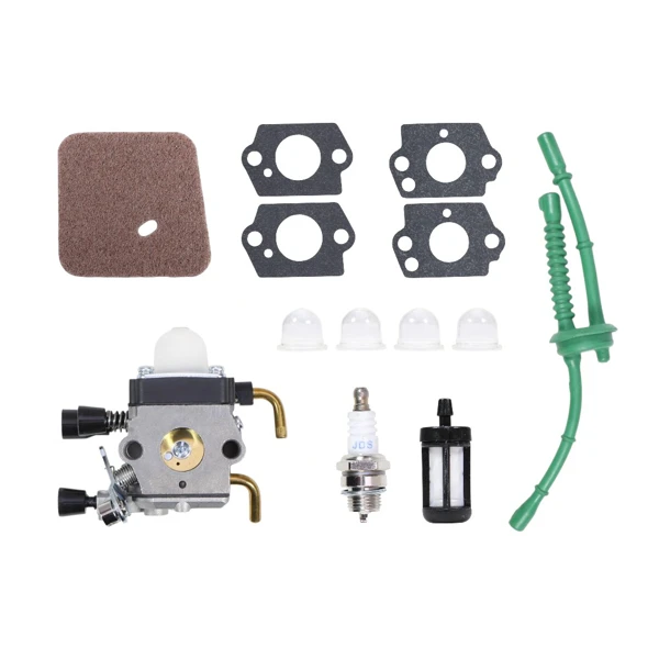 Vergaser für Freischneider Stihl FS38 FS45 FS46 FS55  Aktionsset 11 Teile (OEM C1QS66 41371200600)