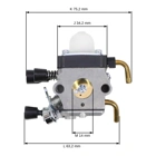 Vergaser für Freischneider Stihl FS38 FS45 FS46 FS55  Aktionsset 11 Teile (OEM C1QS66 41371200600)