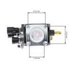 Vergaser für Freischneider Stihl FS38 FS45 FS46 FS55  Aktionsset 11 Teile (OEM C1QS66 41371200600)