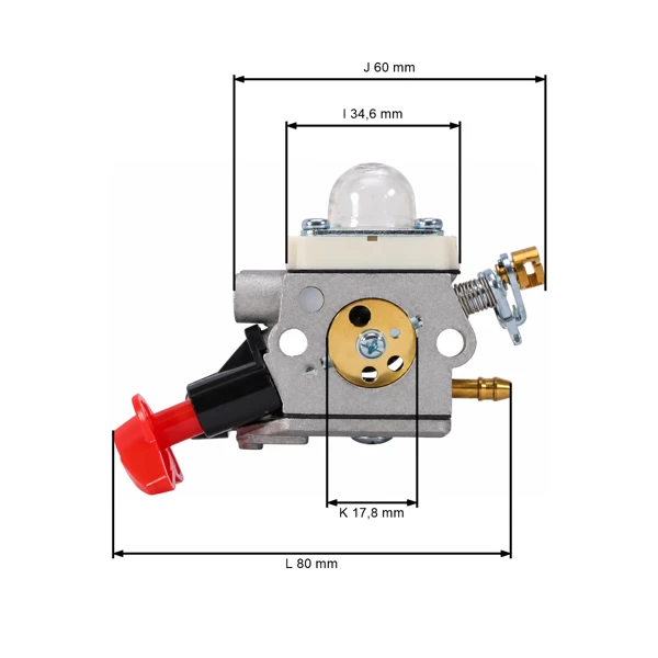 Vergaser für Freischneider Stihl FS40 FS50 FS50C FS56 FC56 FS70 (OEM 41441200608)