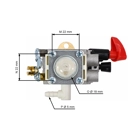 Vergaser für Freischneider Stihl FS40 FS50 FS50C FS56 FC56 FS70 (OEM 41441200608)