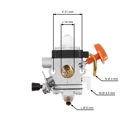 Vergaser für Freischneider Stihl FS87 FS87R FS100 FS100R FS100RX FS110 FS110R FS110X FS110RX FS90 FS90R KM100R KM110R HT100 HT101 (OEM 41801200611)