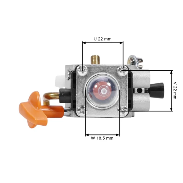 Vergaser für Freischneider Stihl FS87 FS87R FS100 FS100R FS100RX FS110 FS110R FS110X FS110RX FS90 FS90R KM100R KM110R HT100 HT101 (OEM 41801200611)
