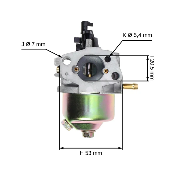 Vergaser für Fuxtec FX-RM1850ECO FX-RM1850 FX-RM1855 FX-RM1860 FX-RM2050 FX-RM2055 FX-RM2060 FX-RM2060PRO Rasenmäher