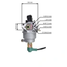 Vergaser für Generatoren mit Honda GX340 GX390 Motoren 8,0 PS - 9,0 PS - 11,0 PS - 13,0 PS (OEM 16100Z5LF11 16100-Z5L-F11)