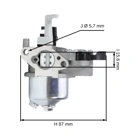 Vergaser für Honda G100 G150 GXH50 GX100 Motoren Original Japan (OEM 16100-ZM7-G01)