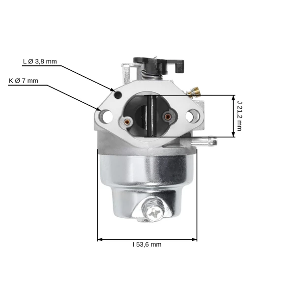 Vergaser für Honda GCV160 Motoren GCV160A GCV160LA GCV160LA0 GCV160LE HRB216 HRS216 HRR216 HRT216 HRZ216 (OEM 16100-Z0L-876 6212849 7862345)