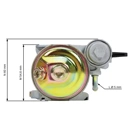 Vergaser für Honda GX140 Motoren GX160 GX200 Leistung 5,5 PS - 6,5 PS (OEM 16100-ZH8-W61 16100-ZH7-W51)