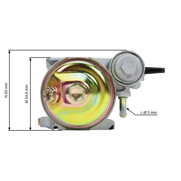 Vergaser für Honda GX140 Motoren GX160 GX200 Leistung 5,5 PS - 6,5 PS (OEM 16100-ZH8-W61 16100-ZH7-W51)