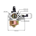 Vergaser für Honda GX240 GX270 Motoren 8,0 PS - 9,0 PS (OEM 16100ZE2W71 1616100ZH9 16100-ZE2-W71 16100-ZH9-W21 1616100-ZH9-820)