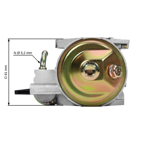 Vergaser für Honda GX240 GX270 Motoren 8,0 PS - 9,0 PS (OEM 16100ZE2W71 1616100ZH9 16100-ZE2-W71 16100-ZH9-W21 1616100-ZH9-820)