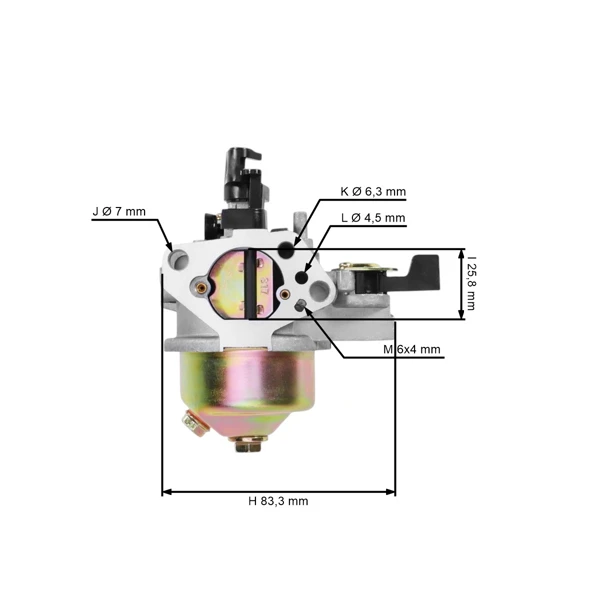 Vergaser für Honda GX240 GX270 Motoren Leistung 8,0 PS - 9,0 PS (OEM 16100ZE2W71 1616100ZH9 16100-ZE2-W71 16100-ZH9-W21 1616100-ZH9-820)