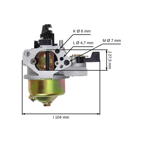 Vergaser für Honda GX340 Motoren (OEM 16100-ZE3-V00 16100-ZE3-V01 16100ZE3V01)