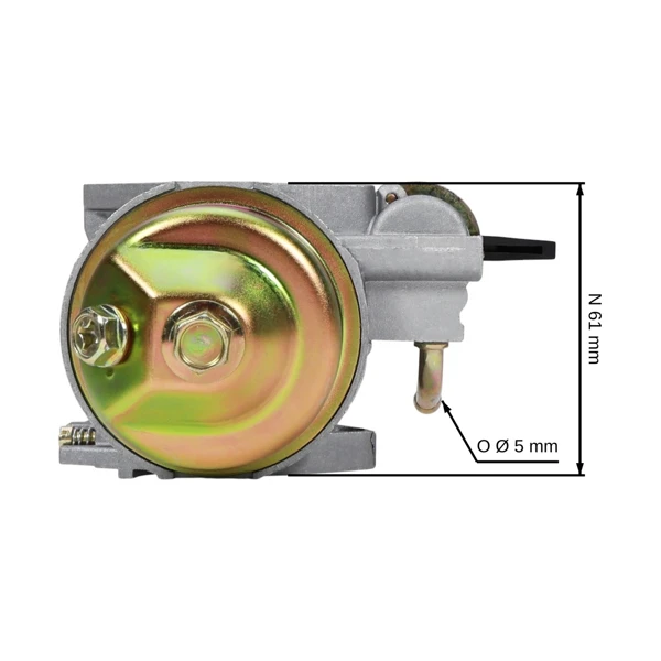 Vergaser für Honda GX340 Motoren (OEM 16100-ZE3-V00 16100-ZE3-V01 16100ZE3V01)