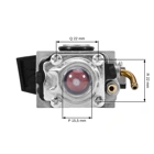 Vergaser für Honda GX35 GX35NT HHT35 HHT35S Motoren (OEM 16100Z0Z034 16100-Z0Z-815 16100-Z0Z-034)