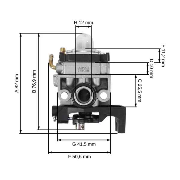 Vergaser für Honda GX50 Motoren (OEM 16100-Z3V-812)