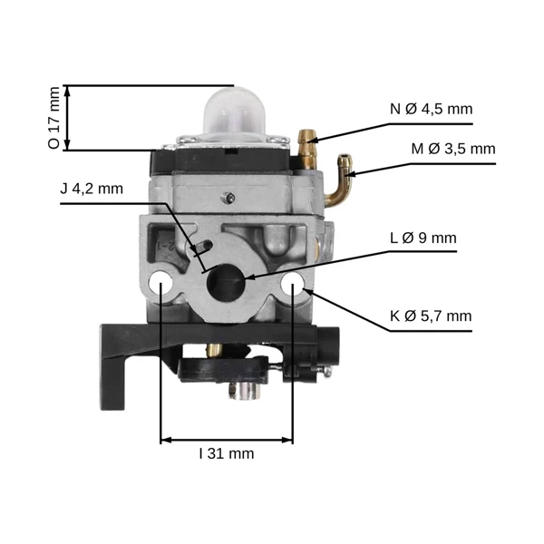 Vergaser für Honda GX50 Motoren (OEM 16100-Z3V-812)