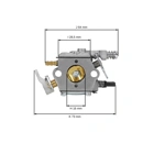 Vergaser für Husqvarna 51 55 55 Rancher Kettensäge (OEM 503281504)