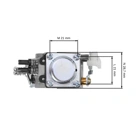 Vergaser für Husqvarna 51 55 55 Rancher Kettensäge (OEM 503281504)