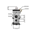 Vergaser für Kawasaki TJ53E Freischneider (OEM 150042100)