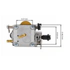 Vergaser für Kettensägen Husqvarna 395XP (OEM 503280414 501355501)