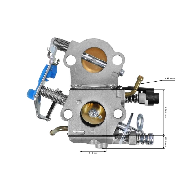Vergaser für Kettensägen Husqvarna 455E 455 Rancher 460 461 Jonsered CS2255 (OEM 544883001)