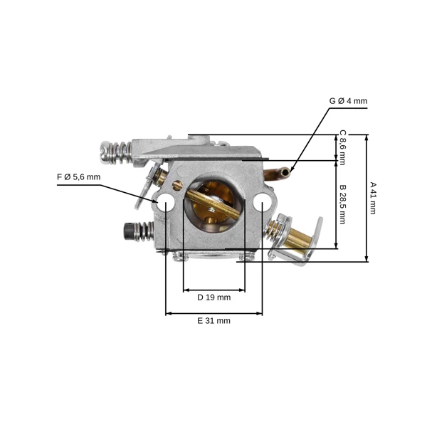 Vergaser für Kettensägen OLEO-MAC Oleo-mac 937 741 941 941C 941CX GS44 Efco 141C 141CX