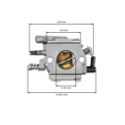 Vergaser für Kettensägen Stihl 038 MS380 MS381 (OEM 11191200605)