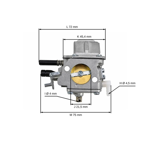 Vergaser für Kettensägen Stihl 066 MS650 MS660 WJ-67A (OEM 11221200621)
