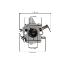 Vergaser für Kettensägen Stihl MS180C MS180 - 2MIX C1Q-S286 (OEM 11301200612)