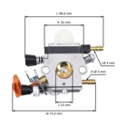 Vergaser für Motorbläser Stihl BG50 BG45 BG46 BG55 BG65 BG85 SH55 (OEM 42291200650)