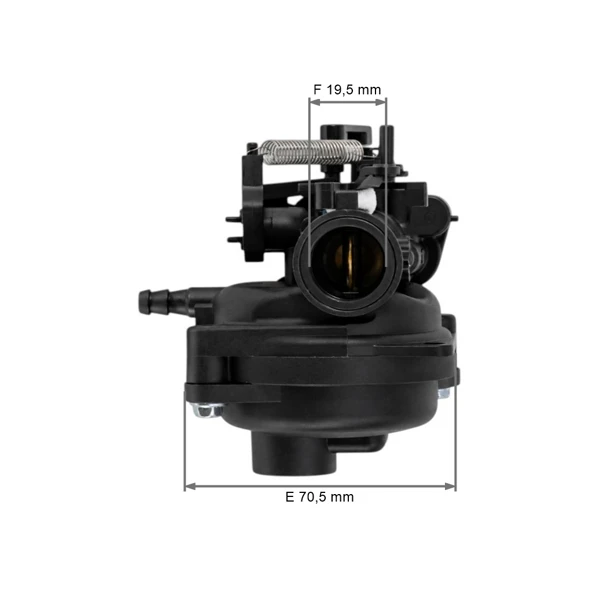 Vergaser für Motoren Briggs & Stratton Serie 550e 575ex mit automatischem Choke (OEM 591109 597595 84001041)