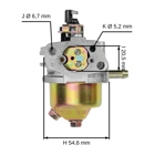 Vergaser für Motoren Zonghsen XP200 Automatikchoke (100005384-0001)