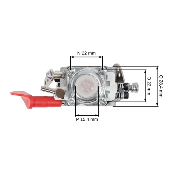 Vergaser für Motortrimmer Baja 5B 5T FG Zenoah CY RCMK Hubraum 26 ccm - 30 ccm (OEM Walbro WT-997 WT-664)