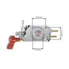 Vergaser für MTD M2560 MS2550 MS2560 Craftsman 316240320 316711170 316711171 Troy-Bilt TB2040XP TB2044XP TB2MB TB430 Murray M2560 MS2550 MS2560 MS9900 Freischneider (OEM 753-06288)