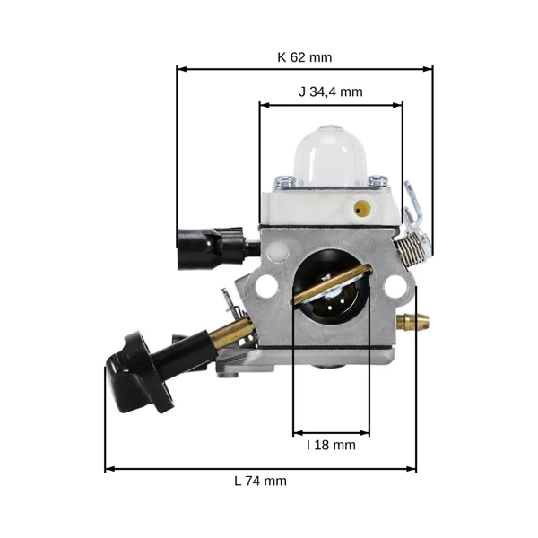 Vergaser für Stihl BG56 BG86 SH56 SH86 Motorgebläse (OEM 42411200608)