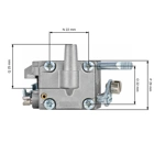 Vergaser für Stihl Freischneider FS400 FS450 FS480 FR350 FR450 FR480 C1Q-S34H (41281200651)
