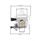 Vergaser für Stihl FS230 FS235 FR235 FS235R Freischneider Modell Zama (OEM 41511200602)