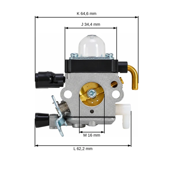 Vergaser für Stihl FS38 FS45 FS55 FS80 FS85 Freischneider (OEM 41401200619)