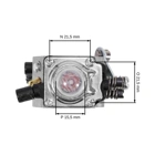 Vergaser für Stihl HS72 HS74 HS76 Heckenschere (OEM 42261200600)