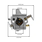 Vergaser für Stihl Kettensägen MS170 2MIX MS180 2MIX Modell C1Q-S286C (OEM 11301200612)