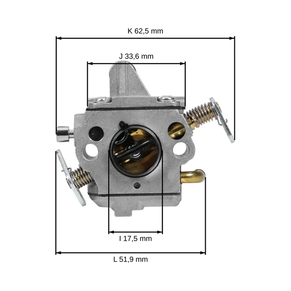 Vergaser für Stihl Kettensägen MS170 2MIX MS180 2MIX Modell C1Q-S286C (OEM 11301200612)