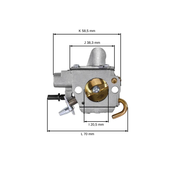 Vergaser für Stihl MS270 MS280 Kettensägen (OEM 11331200607)