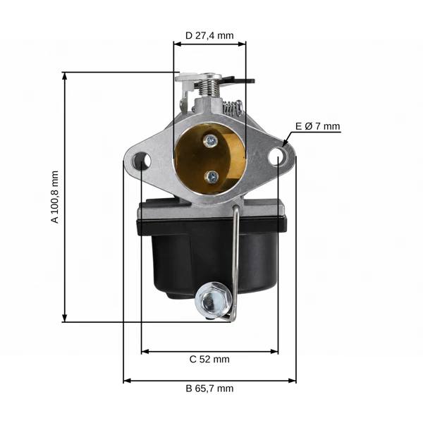 Vergaser für Tecumseh OHV110 OHV125 OHV130 OHV115 OHV120 Motoren (OEM 640065)