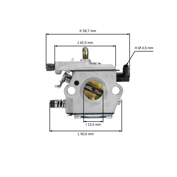 Vergaser mit Kompensator für Kettensägen Stihl 024 026 MS240 MS260 (OEM 11211200602)