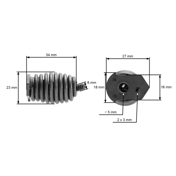 Vibrationsdämpfer für Husqvarna Kettensägen 555 556 560 562XP Jonsered CS2258 CS2260 CS2260WH (OEM 586312101)